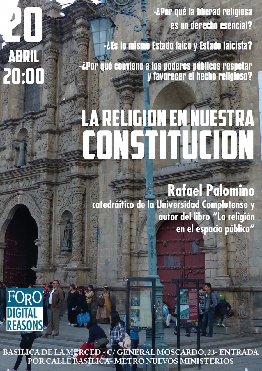 La basílica de la Merced organiza una conferencia sobre la religión en nuestra Constitución