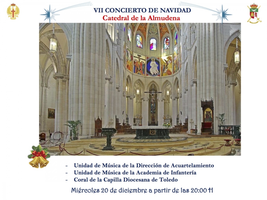 La Unidad de Música de la DIACU ofrece el VII concierto de Navidad en la catedral