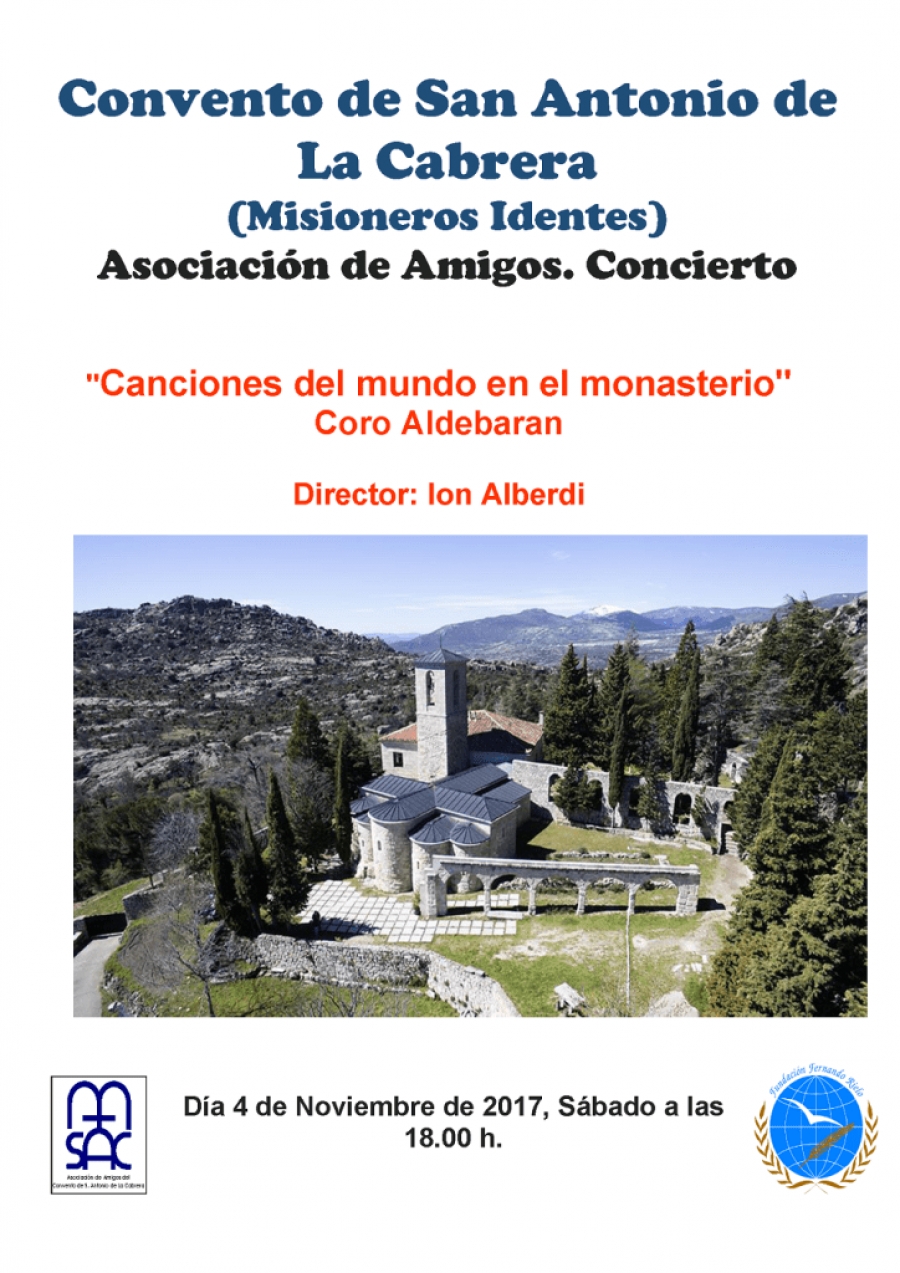 El coro Aldebaran ofrece un concierto en el monasterio de La Cabrera