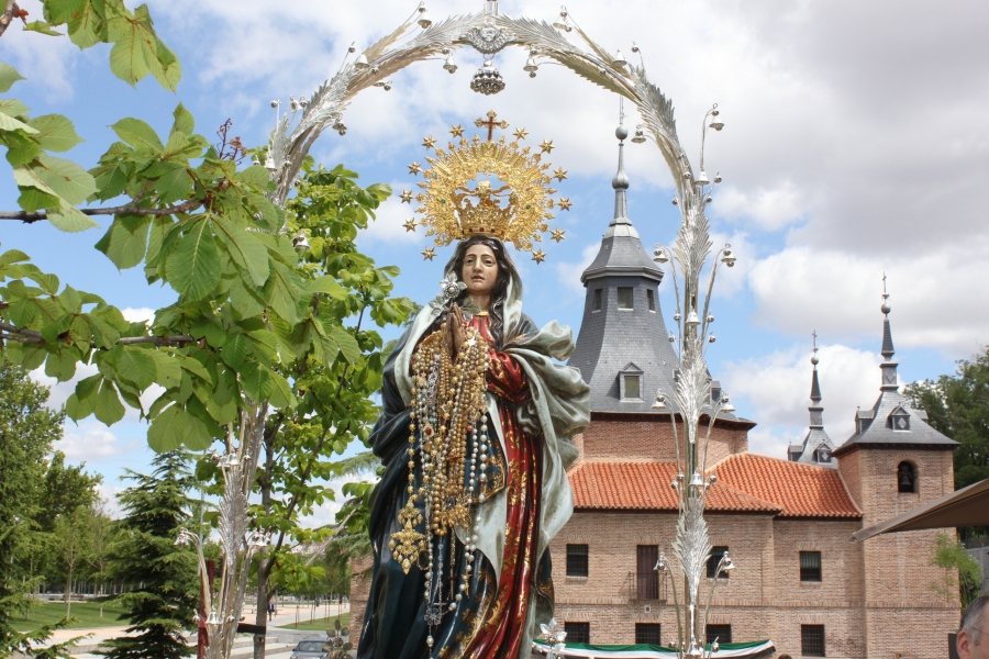 La ermita de la Virgen del Puerto acoge los actos litúrgicos en honor a la Virgen de Sopetrán