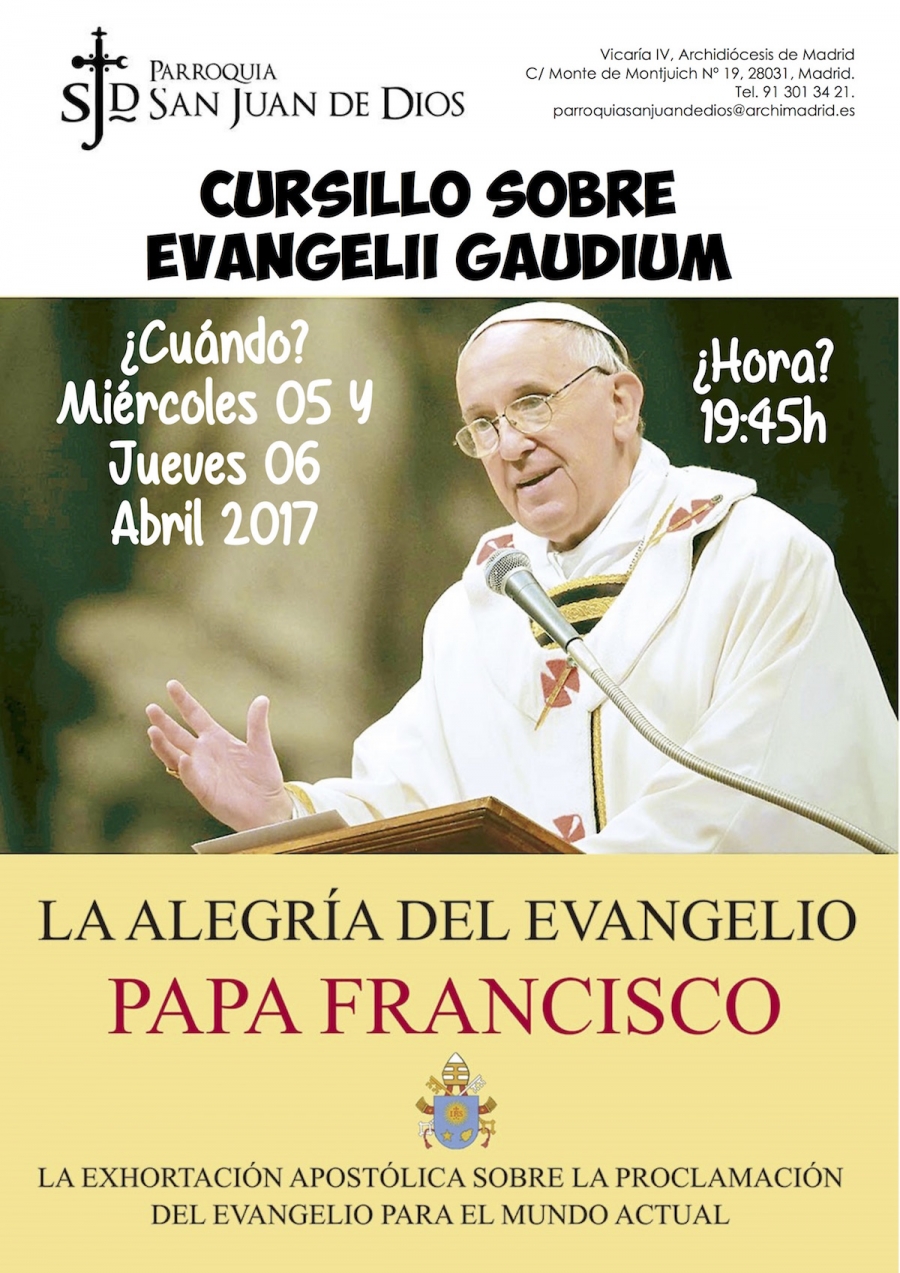 La &#039;Evangelii Gaudium&#039; a estudio en la parroquia San Juan de Dios
