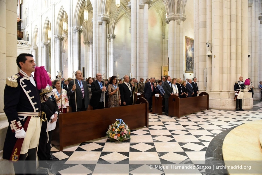 La catedral acoge la fiesta anual de la Real Esclavitud de Santa María la Real de la Almudena
