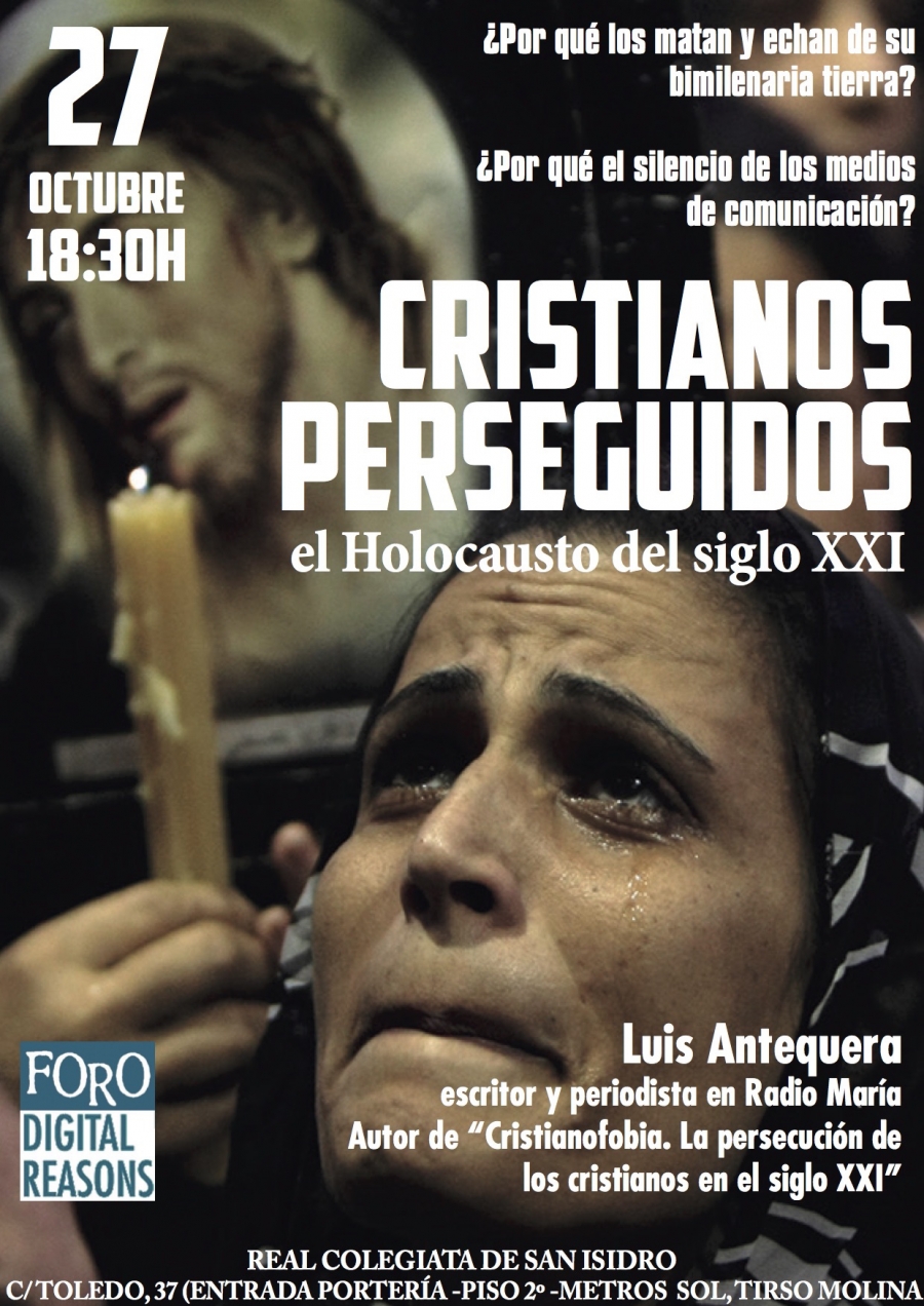 Luis Antequera diserta sobre cristianos perseguidos en la colegiata de San Isidro