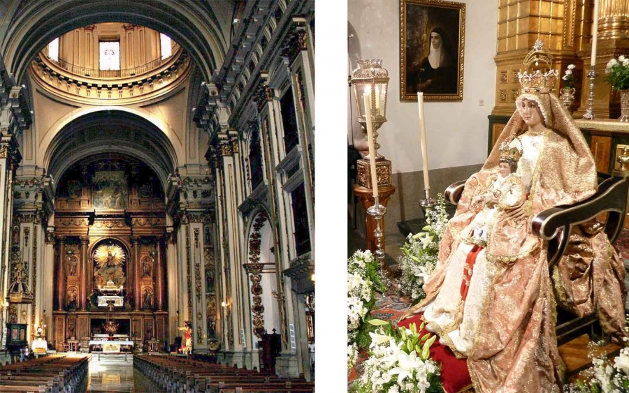 La colegiata de San Isidro acoge distintas celebraciones en honor a la Virgen en el mes de mayo