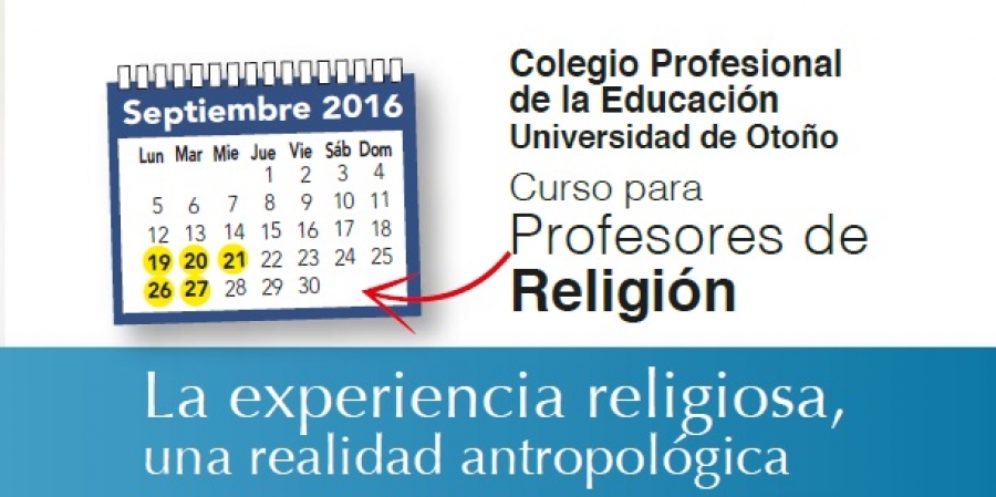 Carlos Esteban, director del curso para profesores de Religión: «La religión nos cambia desde dentro hacia fuera»