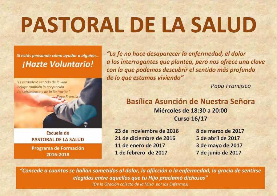 La basílica Asunción de Nuestra Señora, de Colmenar Viejo, acoge charlas de formación de la Escuela de Pastoral de la Salud