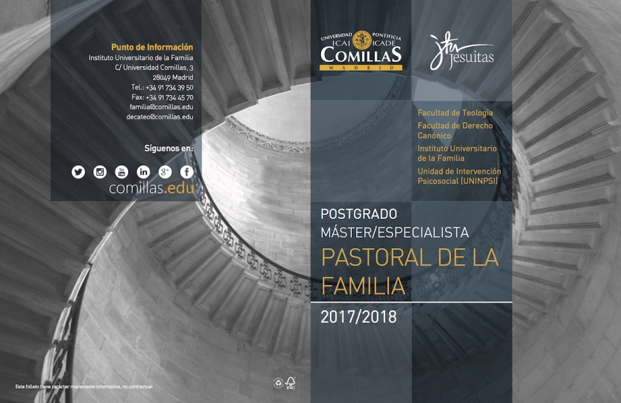 La Universidad Pontificia de Comillas pone en marcha un posgrado de Pastoral de la Familia