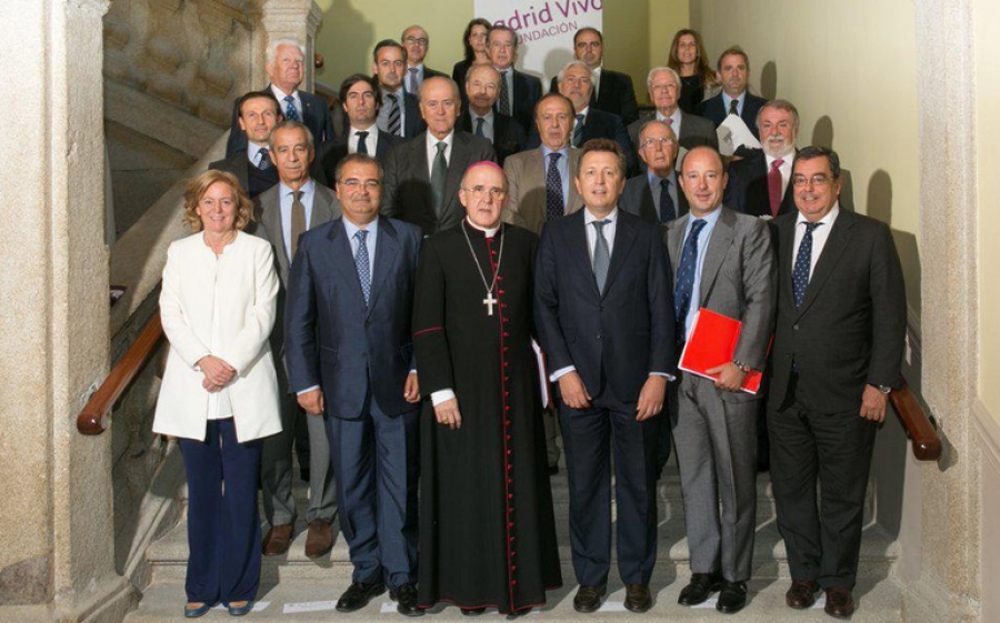 El patronato de la Fundación Madrid Vivo se reúne con el arzobispo