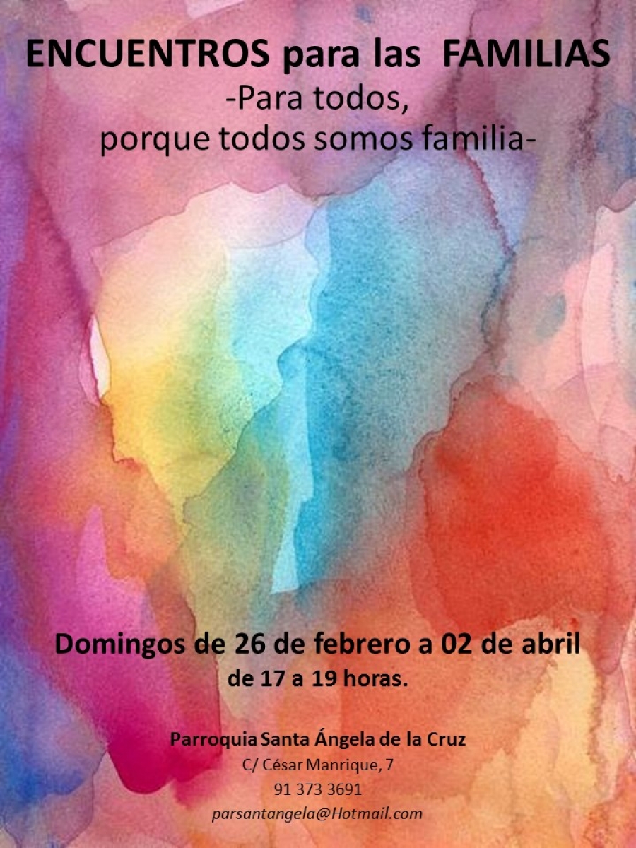 La parroquia Santa Ángela de la Cruz organiza encuentros para familias