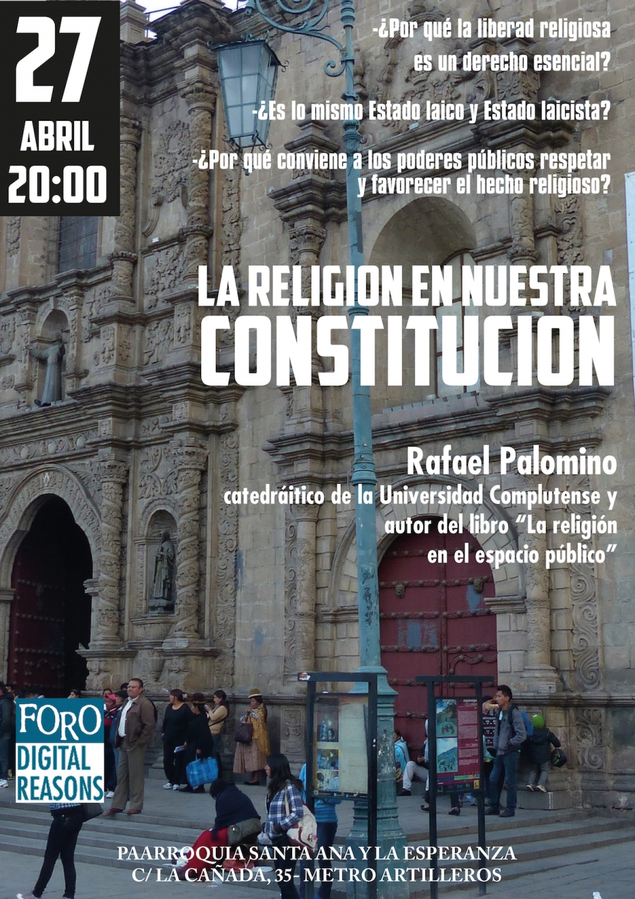 La parroquia Santa Ana y la Esperanza acoge una conferencia sobre la religión en nuestra Constitución