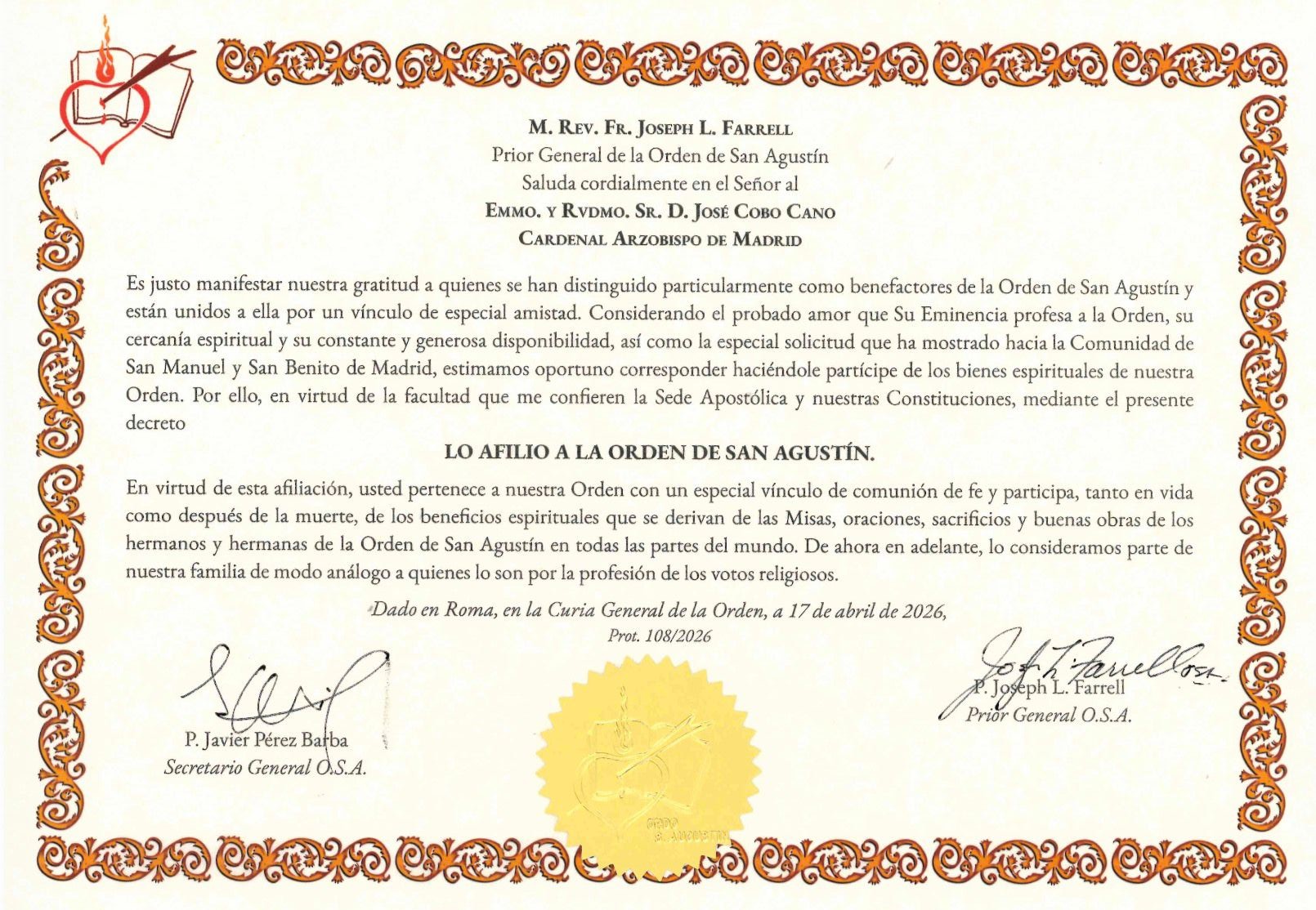 Cardenal Cobo Agustinos