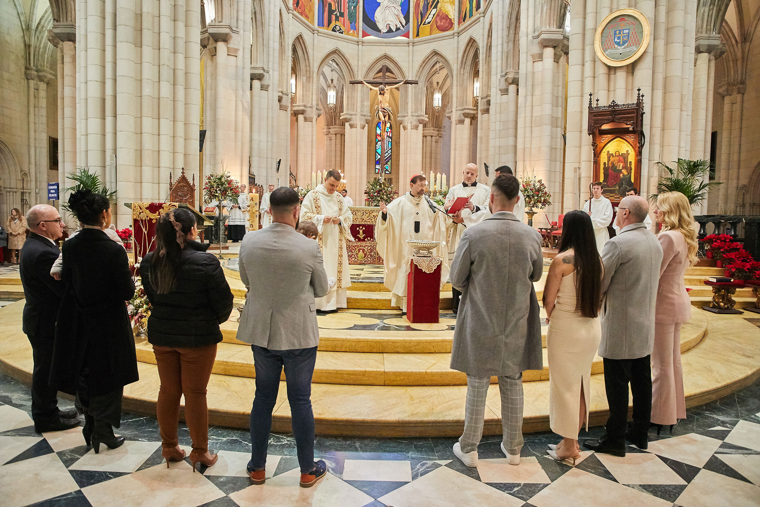 2024-01-07 - Misa del Bautismo del Señor en la catedral de Santa María la Real de la Almudena.