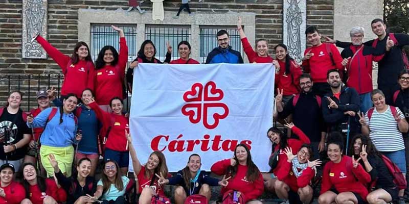 Camino Santiago caritas grupo