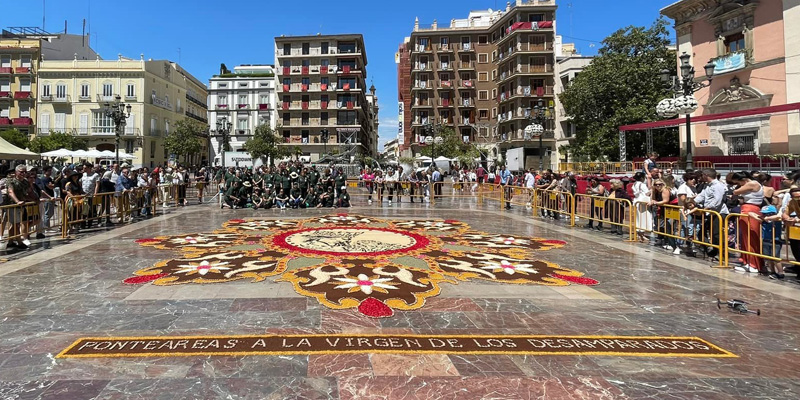 Alfombra corpus almudena desamparados
