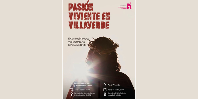 Pasion viviente san clemente romano cartel