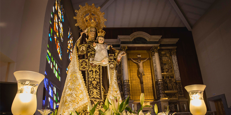 Virgen Carmen Pozuelo frente