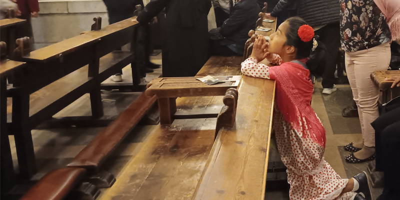 San isidro colegiata rodillas