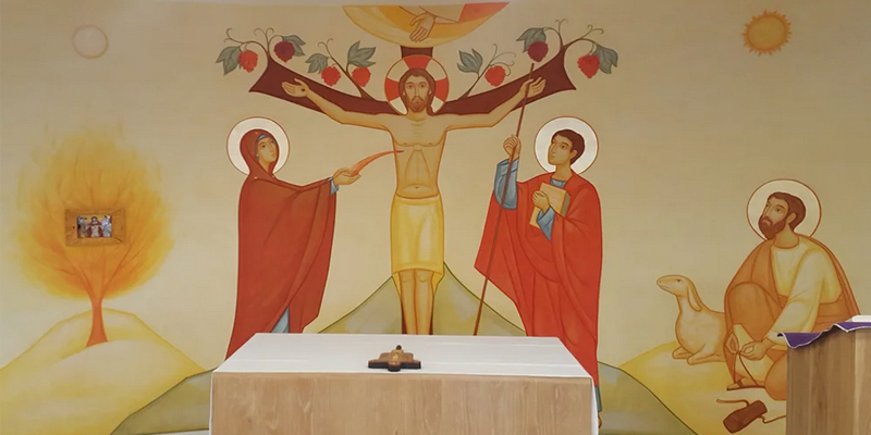 Arco beata maria ana altar