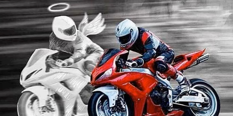 Peregrinacion motera cartel