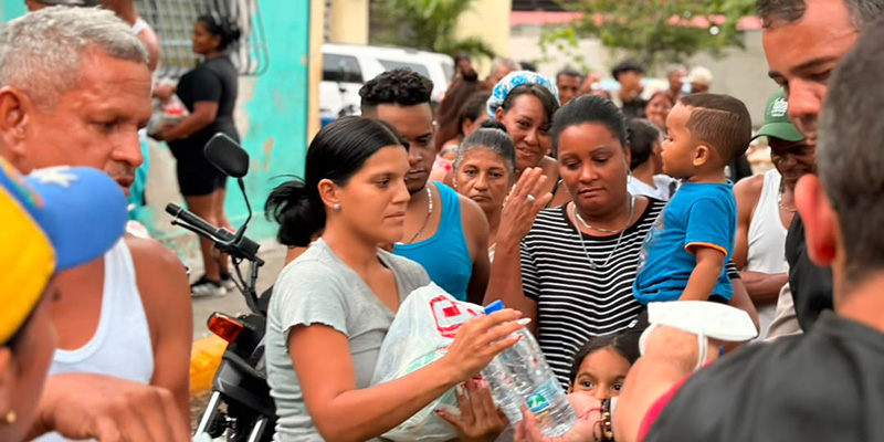 Previa misa venezuela agua
