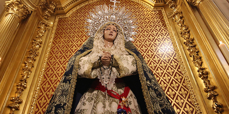 Recorrido alabarderos virgen