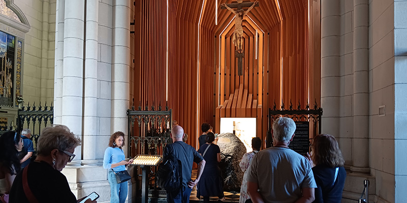 Visita papa catedral capilla sjPII