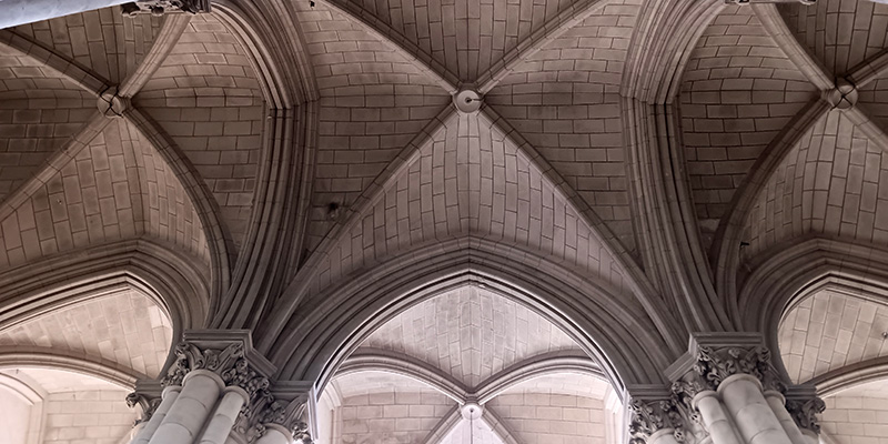 Visita papa catedral capiteles