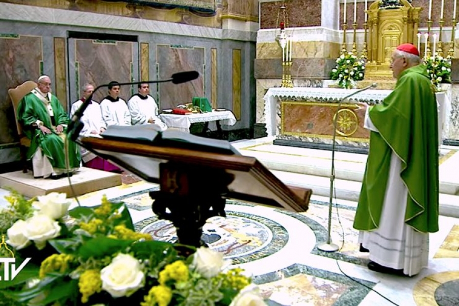 El cardenal Sodano al papa Francisco: 'Usted ya tiene un lugar en nuestro coraz&oacute;n'