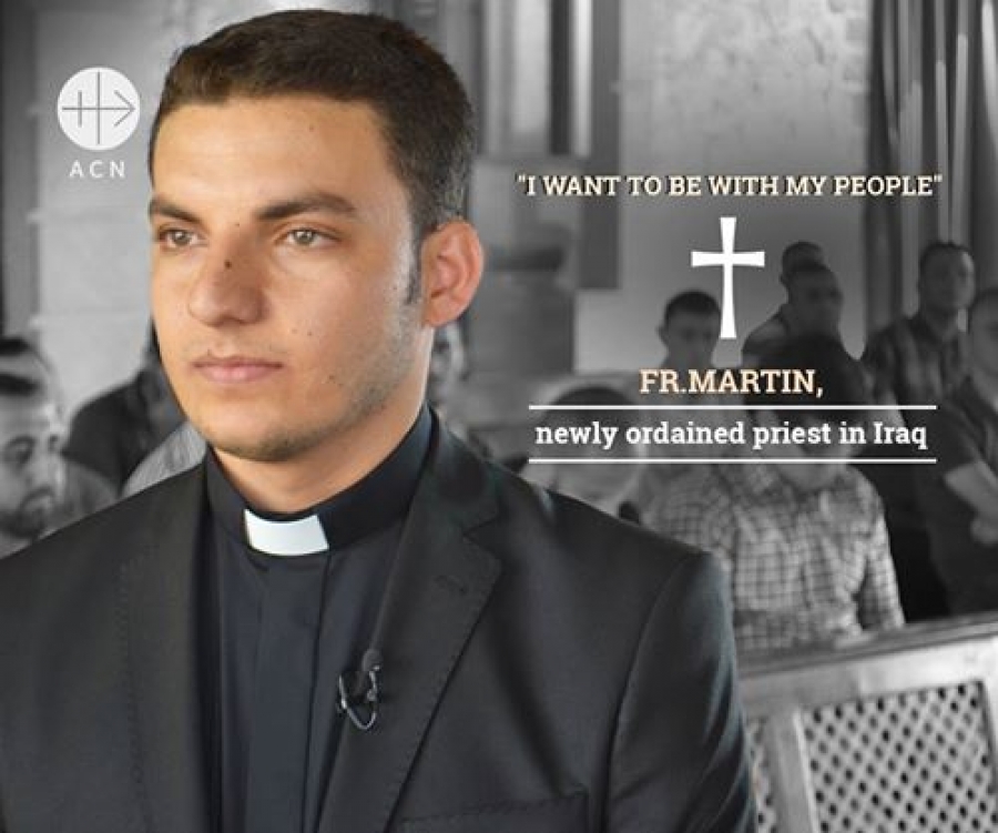 Irak: Seminarista que rescat&oacute; Eucarist&iacute;a del Estado Isl&aacute;mico es ordenado sacerdote