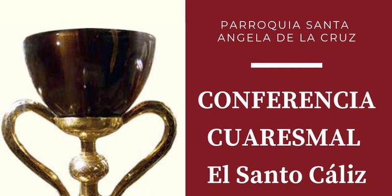 Carmen Barranco reflexiona sobre el Santo Cáliz en una nueva charla cuaresmal de Santa Ángela de la Cruz