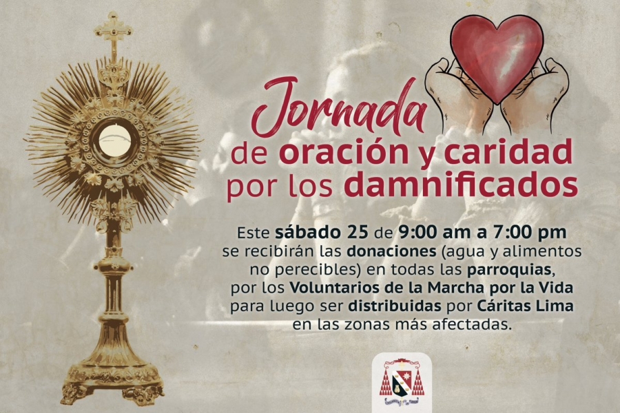 Cardenal Cipriani convoca a Jornada de oraci&oacute;n y caridad por damnificados de Per&uacute;