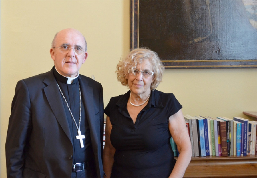 Monse&ntilde;or Osoro se re&uacute;ne con la alcaldesa de Madrid