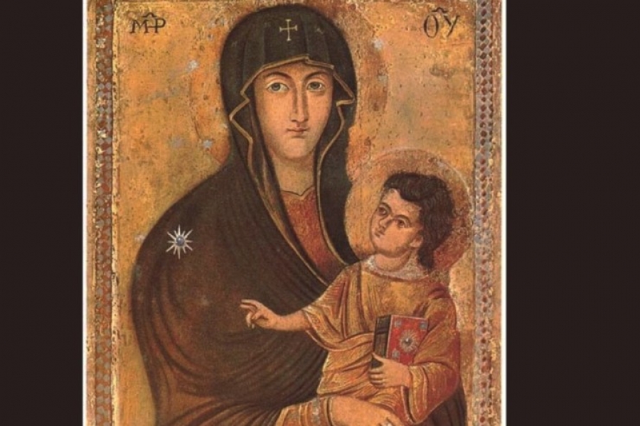 Francisco reza a los pies de Mar&iacute;a por su viaje a la JMJ de Cracovia