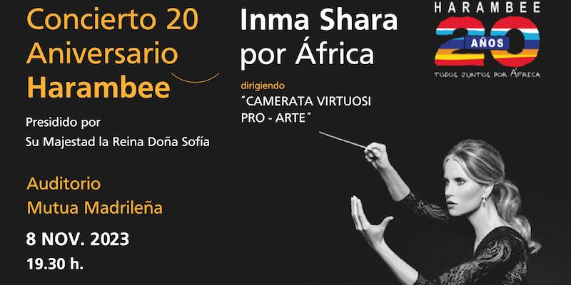 Inma Shara dirige en Madrid el concierto de clausura del 20 aniversario de Harambee
