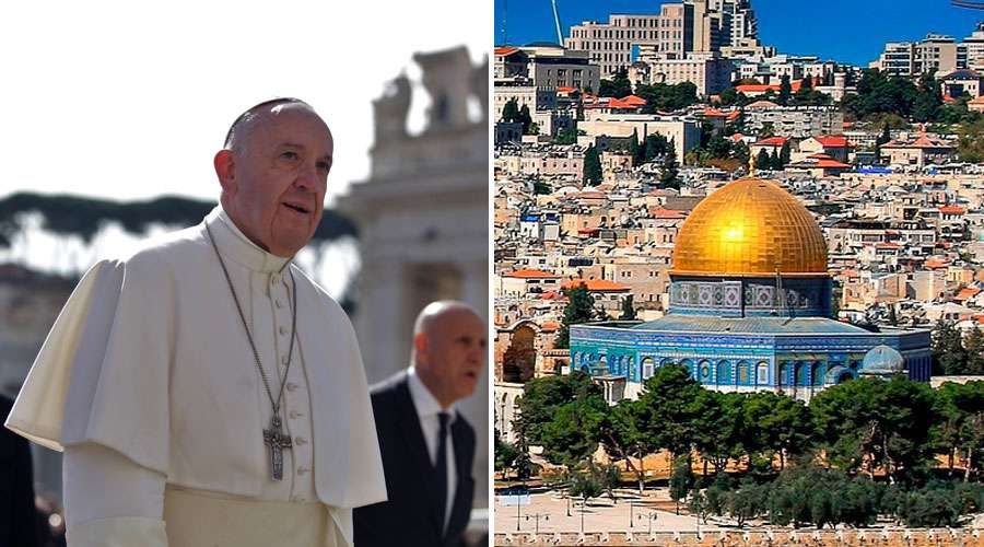 El Papa pide un estatuto especial para Jerusal&eacute;n con garant&iacute;a internacional