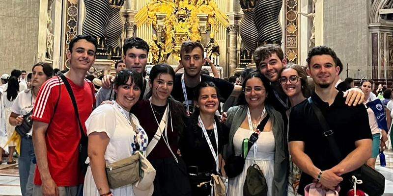 Roma, por fin: los peregrinos de Madrid llegan al coraz&oacute;n del Jubileo de los J&oacute;venes