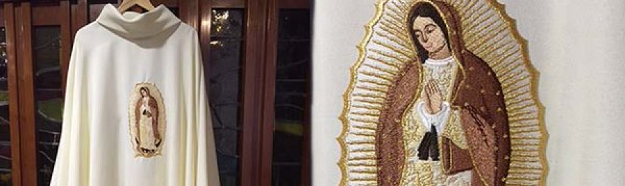 As&iacute; es la casulla que usar&aacute; el Papa en la Bas&iacute;lica de Guadalupe en M&eacute;xico