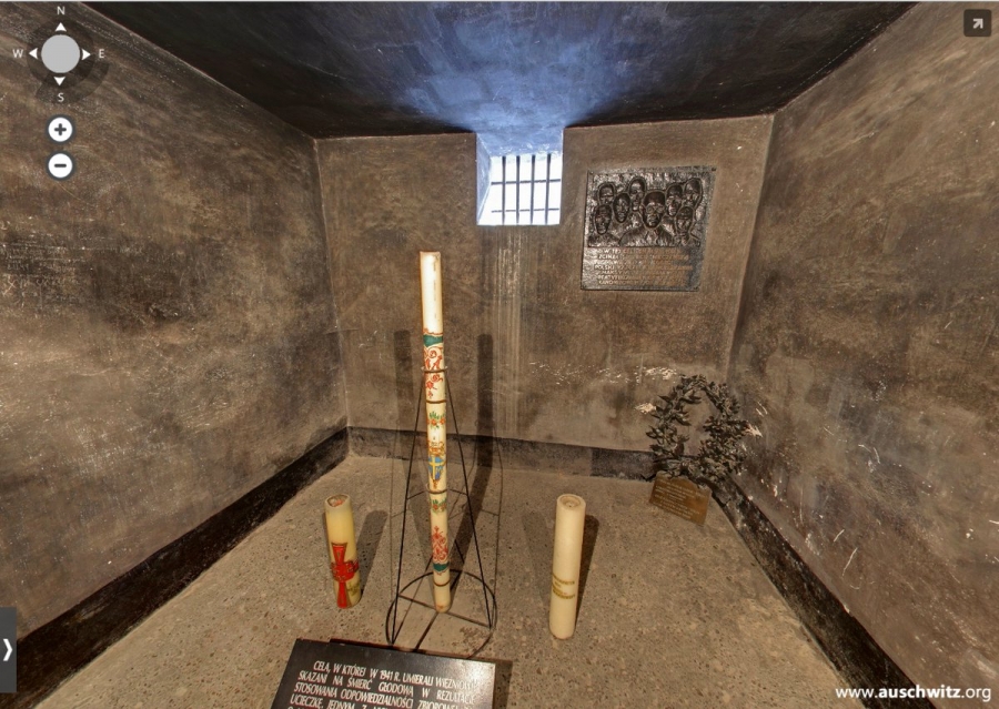 El Santo Padre visita &laquo;celda del hambre&raquo; donde muri&oacute; San Maximiliano Kolbe