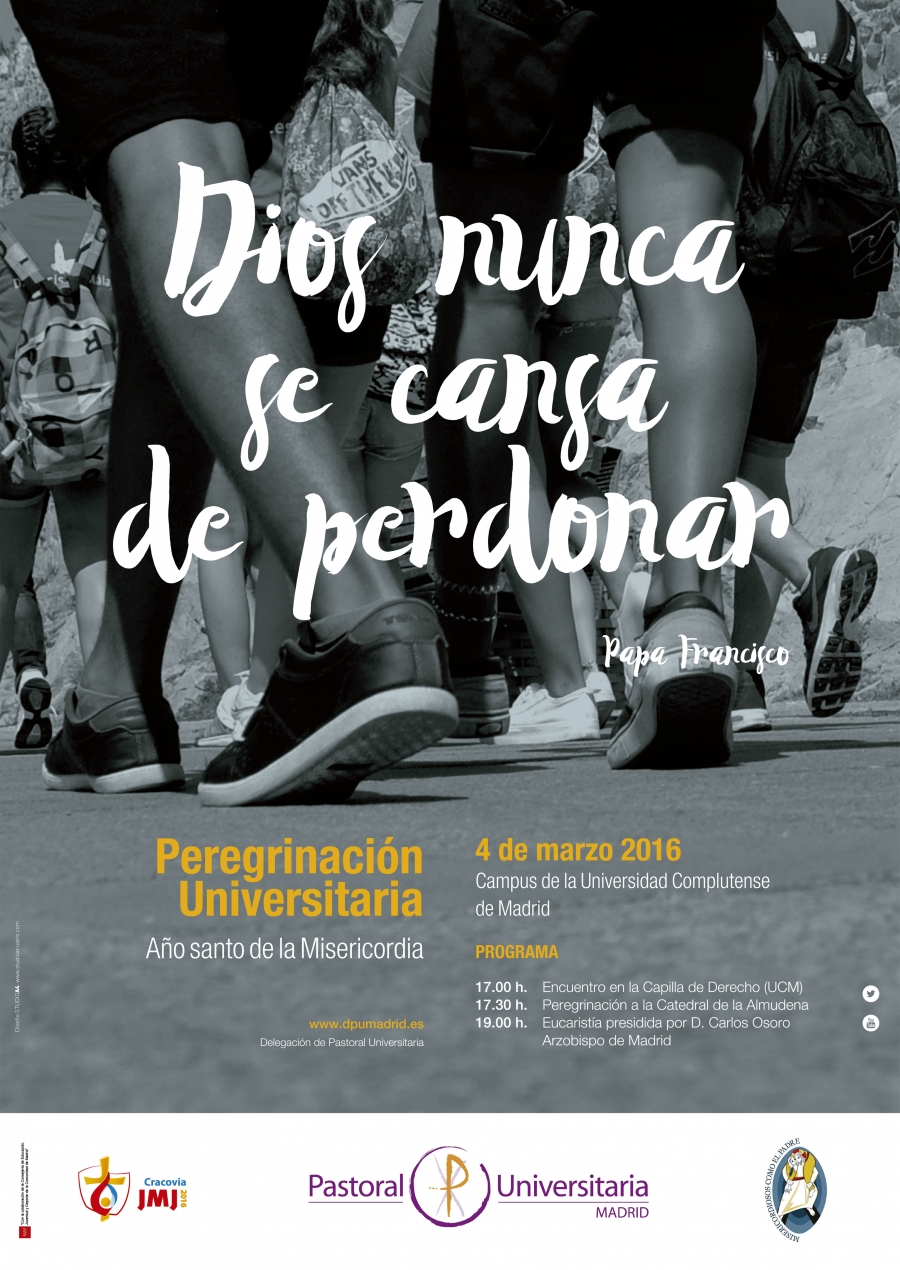 Los universitarios peregrinar&aacute;n este viernes a la catedral para ganar el Jubileo en el A&ntilde;o de la Misericordia