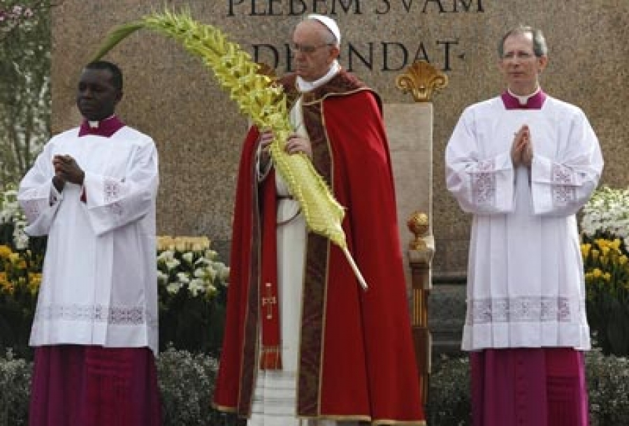Homilía del Papa en la celebración del Domingo de Ramos