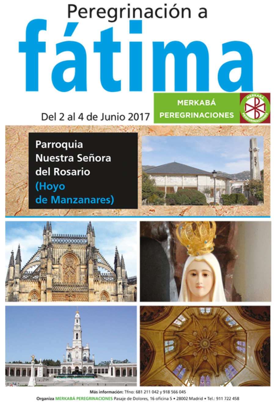 Nuestra Señora del Rosario, de Hoyo de Manzanares, peregrina a Fátima