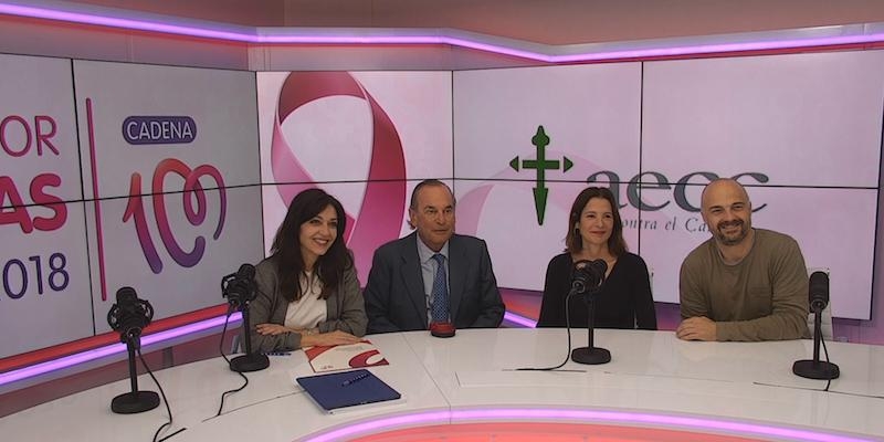 CADENA 100 y la AECC, firmes en su compromiso contra el c&aacute;ncer