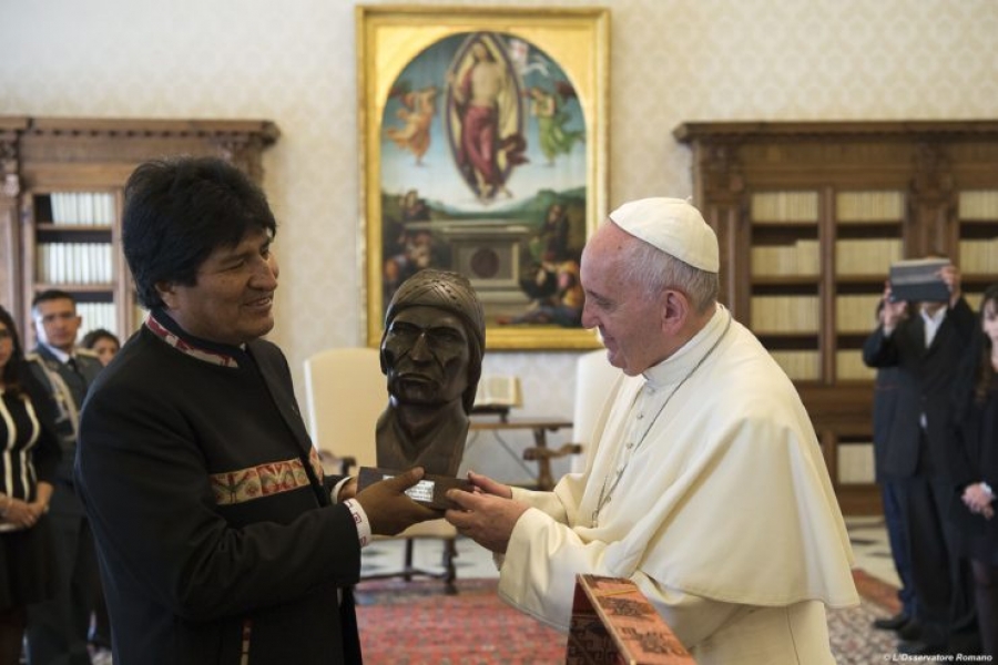 Bolivia: El presidente Morales ir&aacute; al Vaticano el 15 diciembre