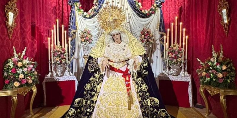 La Hermandad de Jes&uacute;s el Pobre vuelve a unir &laquo;devoci&oacute;n y caridad&raquo;, durante este mes de septiembre, dedicado a su titular, Mar&iacute;a Sant&iacute;sima del Dulce Nombre en su Soledad