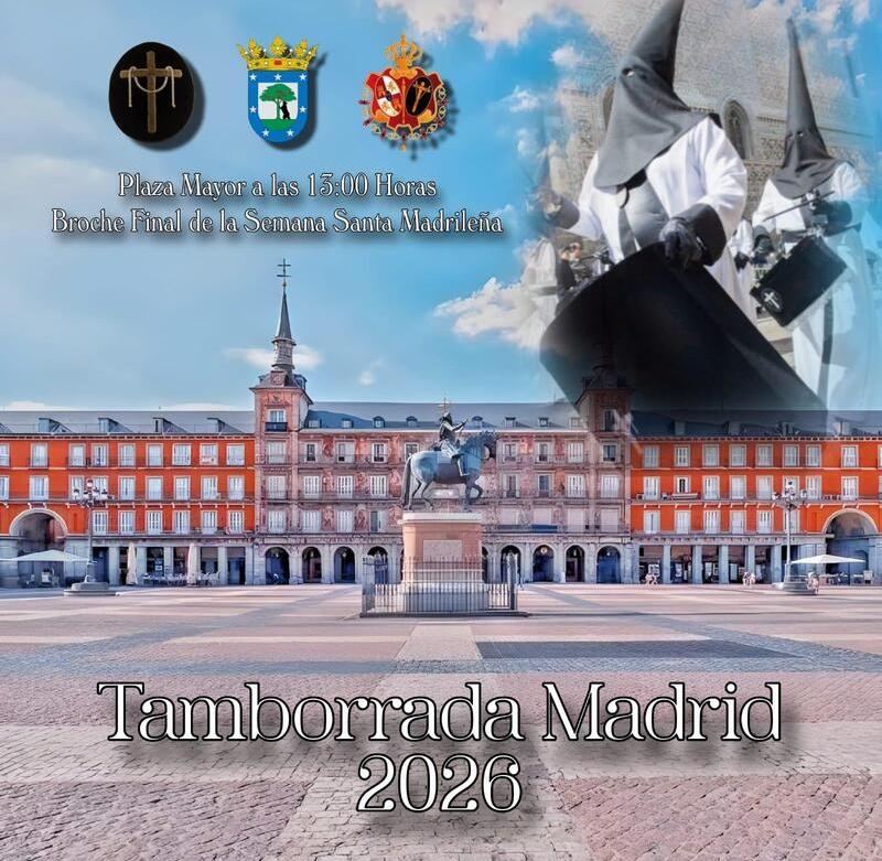 La Tamborrada pone fin a la Semana Santa de Madrid el Domingo de Resurrecci&oacute;n