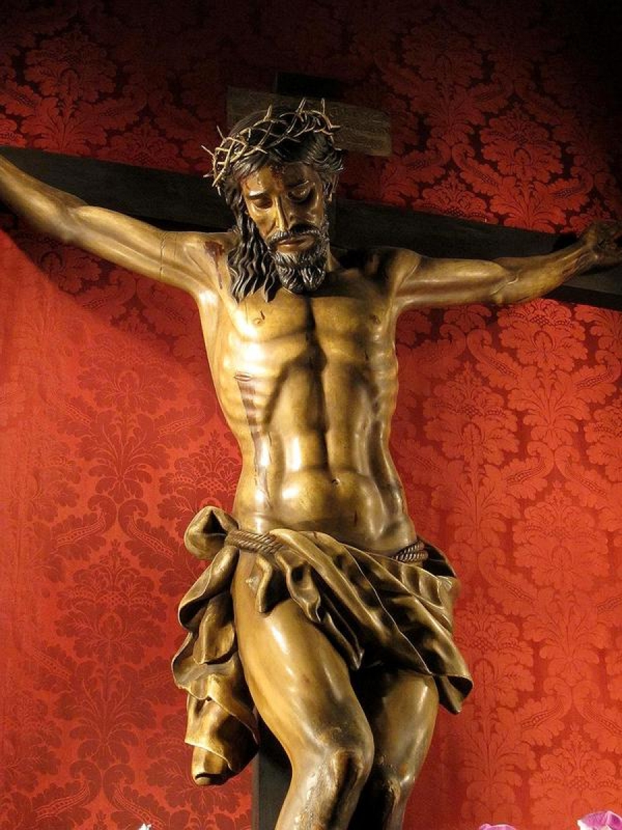 Concluye el triduo en honor del Sant&iacute;simo Cristo de los Estudiantes en la bas&iacute;lica pontificia de San Miguel