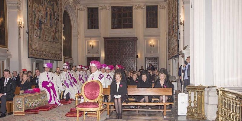 El Real Cuerpo de la Nobleza de Madrid celebra la fiesta de san Ildefonso en el Real monasterio de la Encarnación