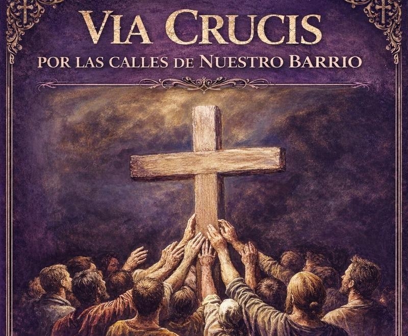 La hermandad de la Borriquita de Madrid organiza un V&iacute;a Crucis por las calles del barrio de Malasa&ntilde;a