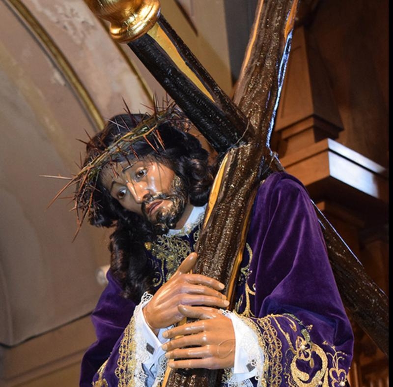 El Silencio procesiona el Viernes Santo desde la parroquia San Sebasti&aacute;n M&aacute;rtir de Carabanchel