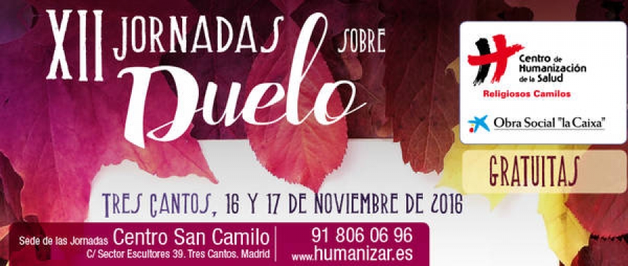 Abiertas las inscripciones para las XII Jornadas sobre Duelo del Centro de Humanizaci&oacute;n de la salud